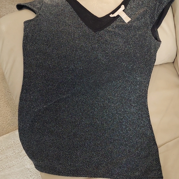 Sparkling black tank. Size S. Banana Republic. - Picture 1 of 4